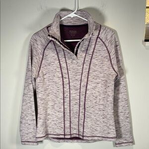 Cozy Purple Cowl Neck Sweater